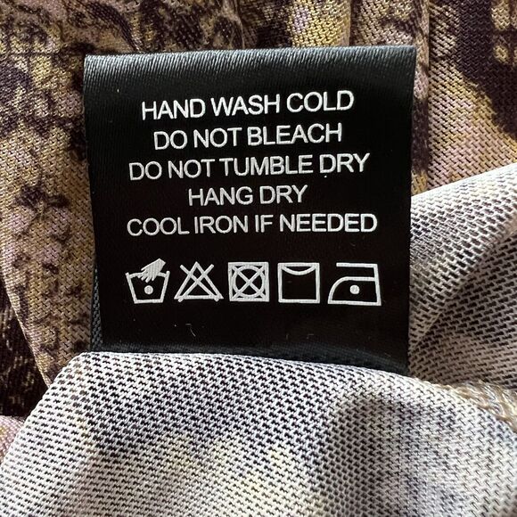 House of Harlow 1960 X Revolve Small One Shoulder Mini Dress Snake Print… - Picture 8 of 10